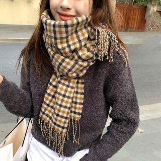 Retro Plaid Scarf