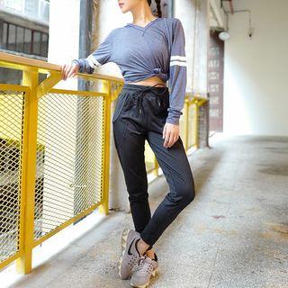 Sports Contrast Stripe Hoodie