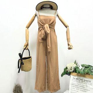 Tie Front Jumper Pants