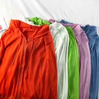 Loose-fit Sheer Light Hoodie