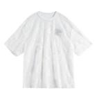 Mesh Eyelet Oversized Short Sleeve Top