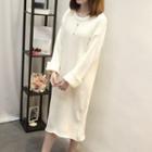 Drop Shoulder Knit Dress