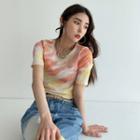 Tie Dyed Cropped Top