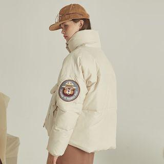 Bear Applique Padded Jacket