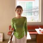 See-through Tencel T-shirt