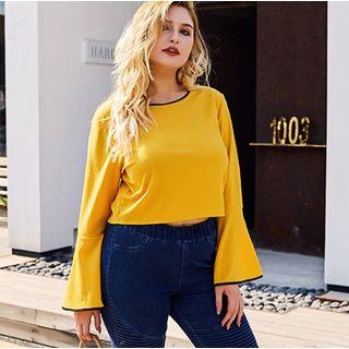 Flare-sleeve Top
