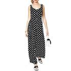 Polka Dot Sleeveless Wide-leg Jumpsuit