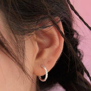 Sterling Silver Hoop Earring / Gift Box / Set