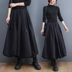 Puff Maxi A-line Skirt Black - One Size