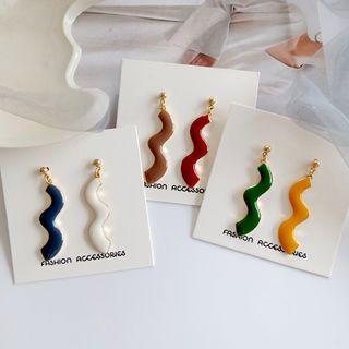 Glaze Wave Dangle Earring