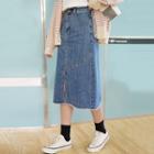 A-line Demin Skirt