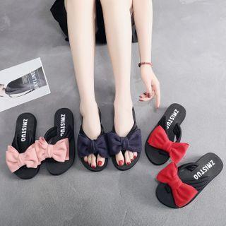 Bow Applique Flip-flops