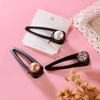 Faux Pearl Accent Hair Pin