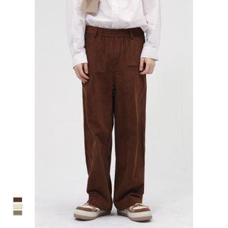 Loose Fit Corduroy Pants
