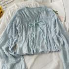 Tie-front Crop Top