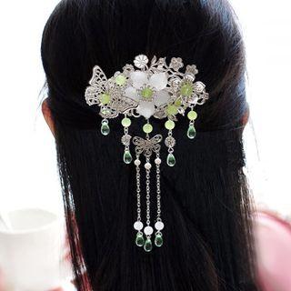 Flower Dangling Hair Pin/ Hair Clip