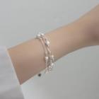 Faux Pearl Sterling Silver Bracelet Bracelet - One Size
