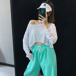 Loose-fit Cropped Light T-shirt