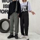 One Shoulder Suspender Pants