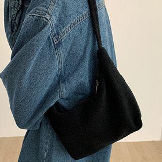 Zipped Terry Hobo Bag