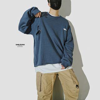 Mock Two Piece Rip Pullover