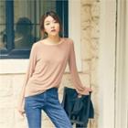 Slit-detail T-shirt