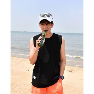 Multicolor Plain Tank Top