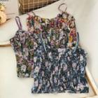 Floral Frilled Camisole Top