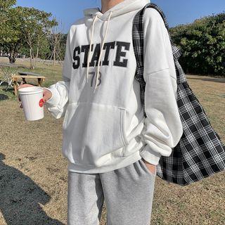 State Letter Kangaroo Hoodie