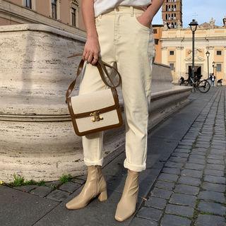 Fleece-lined Tapered-leg Pants