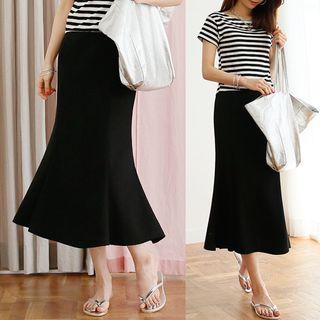 Tulip-hem Long Skirt