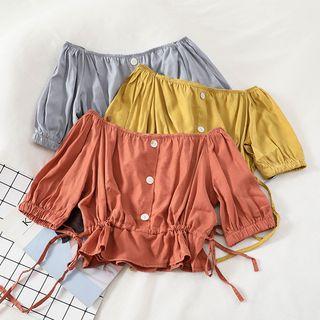 Ruffled Trim Top