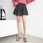 Band-waist Tiered Skort