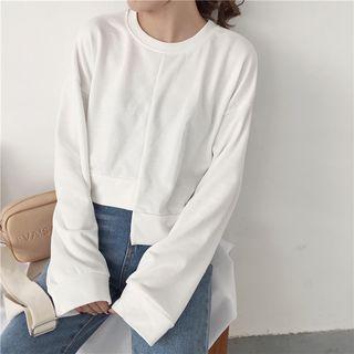 Plain Loose-fit Cropped Top