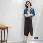 Stretch Maxi Skirt
