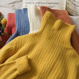 High-neck Skinny Sweater In 6 Colors