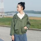 Hooded Cropped Parka