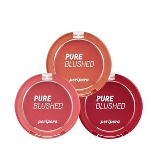 Peripera - Pure Blushed Velvet Cheek - 3 Colors #010 Crispy Dry Ginger