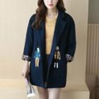 Embroidery Button Coat