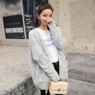 Open-front Pocketed Cardigan