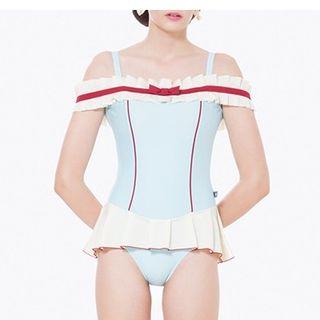 Off-shoulder Strap Swimsuit