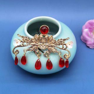 Chinese Traditional Crown Beaded Headpiece