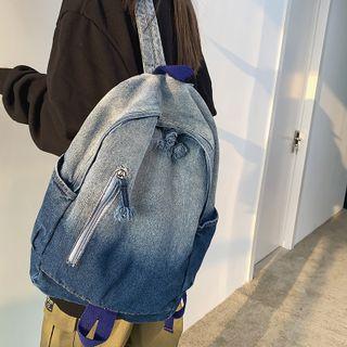 Gradient Denim Backpack
