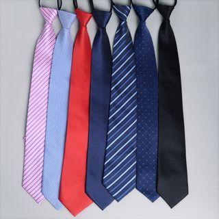 Print / Plain Pre Tied Neck Tie