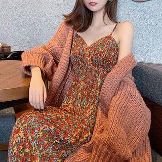 Open Front Long Cardigan Sweater - One Size