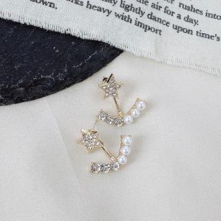Alloy Star Swing Earring 1 Pair - Star - One Size