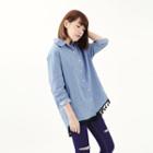 Fringed Loose-fit Shirt