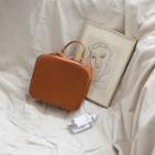 Zip-detail Square Tote Bag One Size
