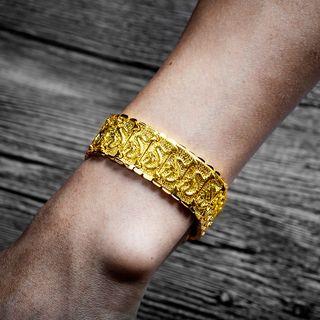 Gold Plated Dragon Bracelet