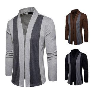 Two-tone Open-front Jacket